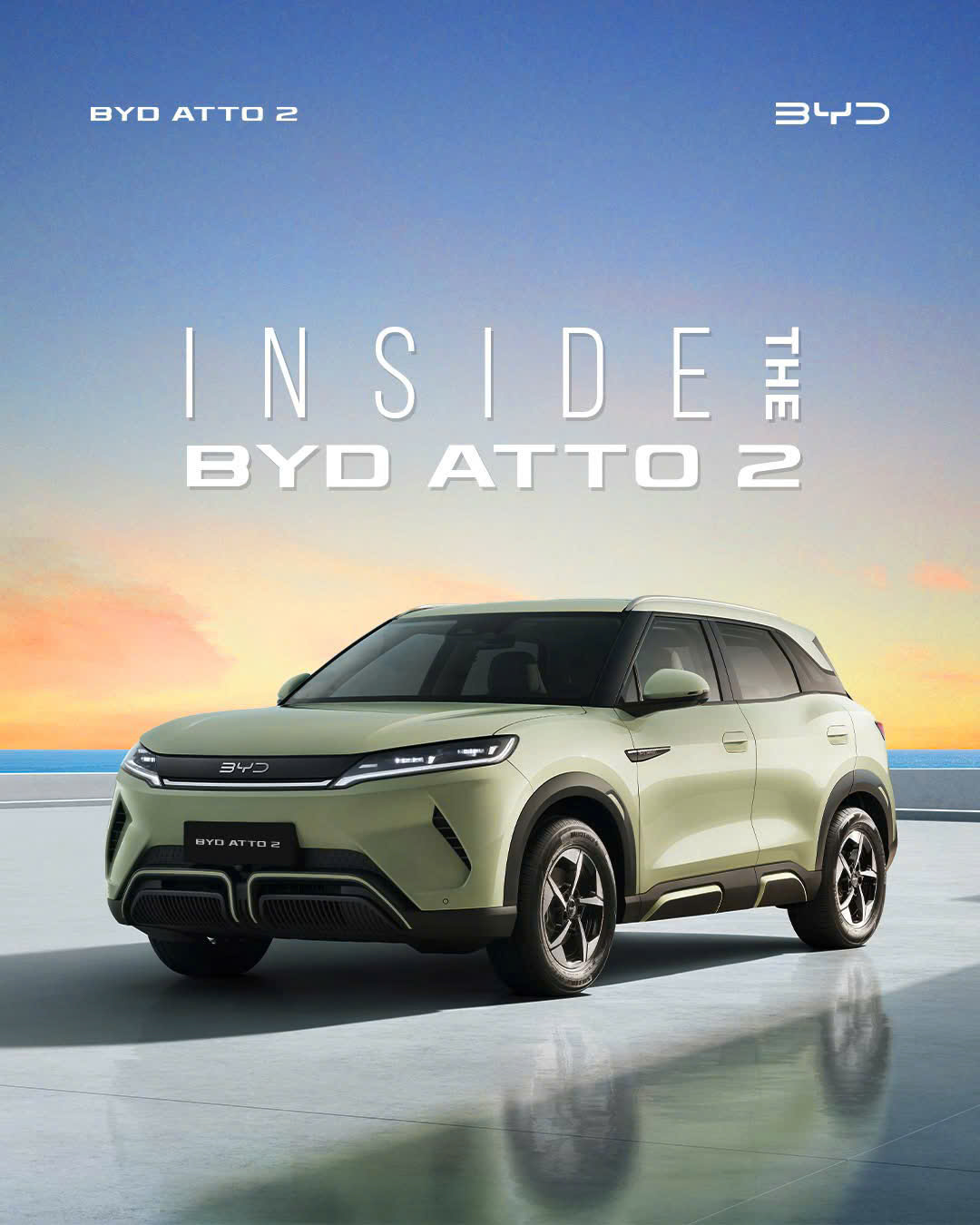 BYD Atto 2 – SUV Điện Cá Tính, Công Nghệ Mới Nhất Của BYD