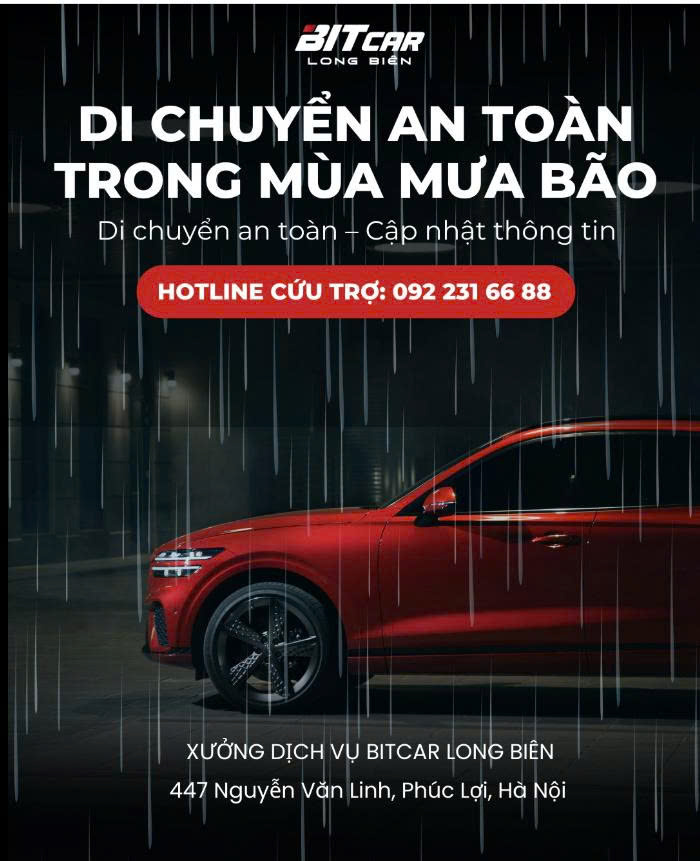 Di chuyển an toàn trong mùa mưa bão – Những lưu ý quan trọng cho tài xế 🚘🌧️